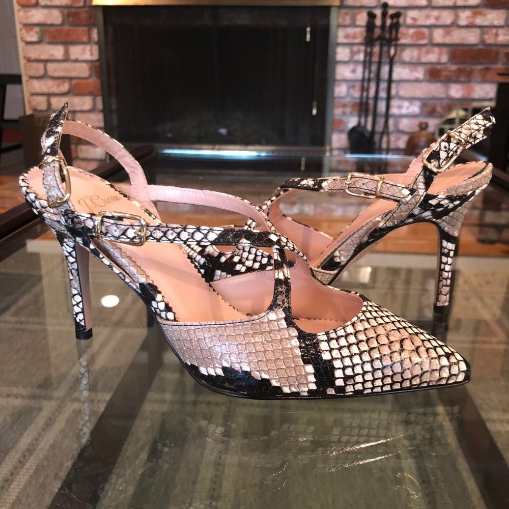 NEW J.Crew Strappy Elsie Pumps; Size 5